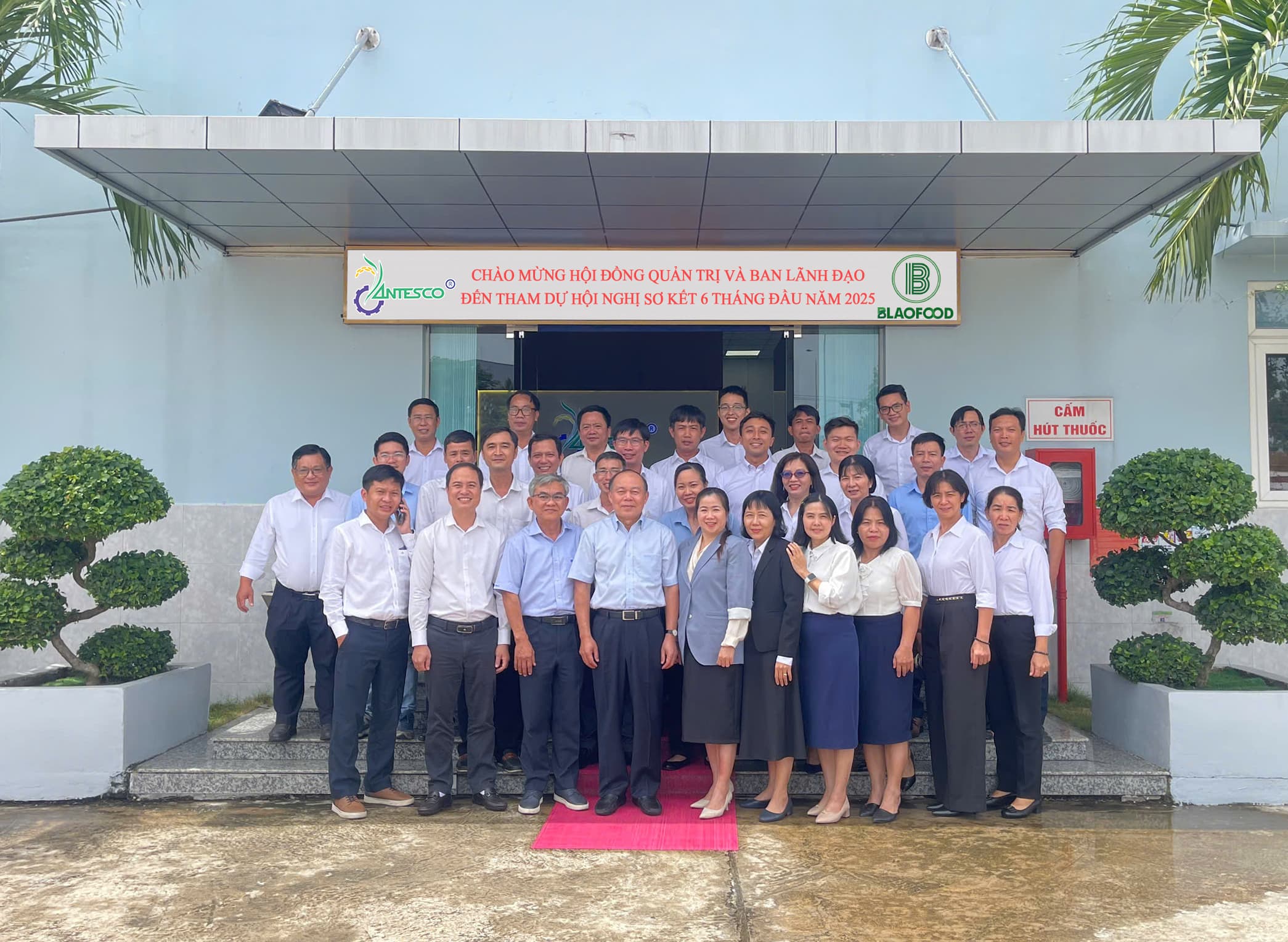 Antesco held a meeting to report on the achievements of the first half ...